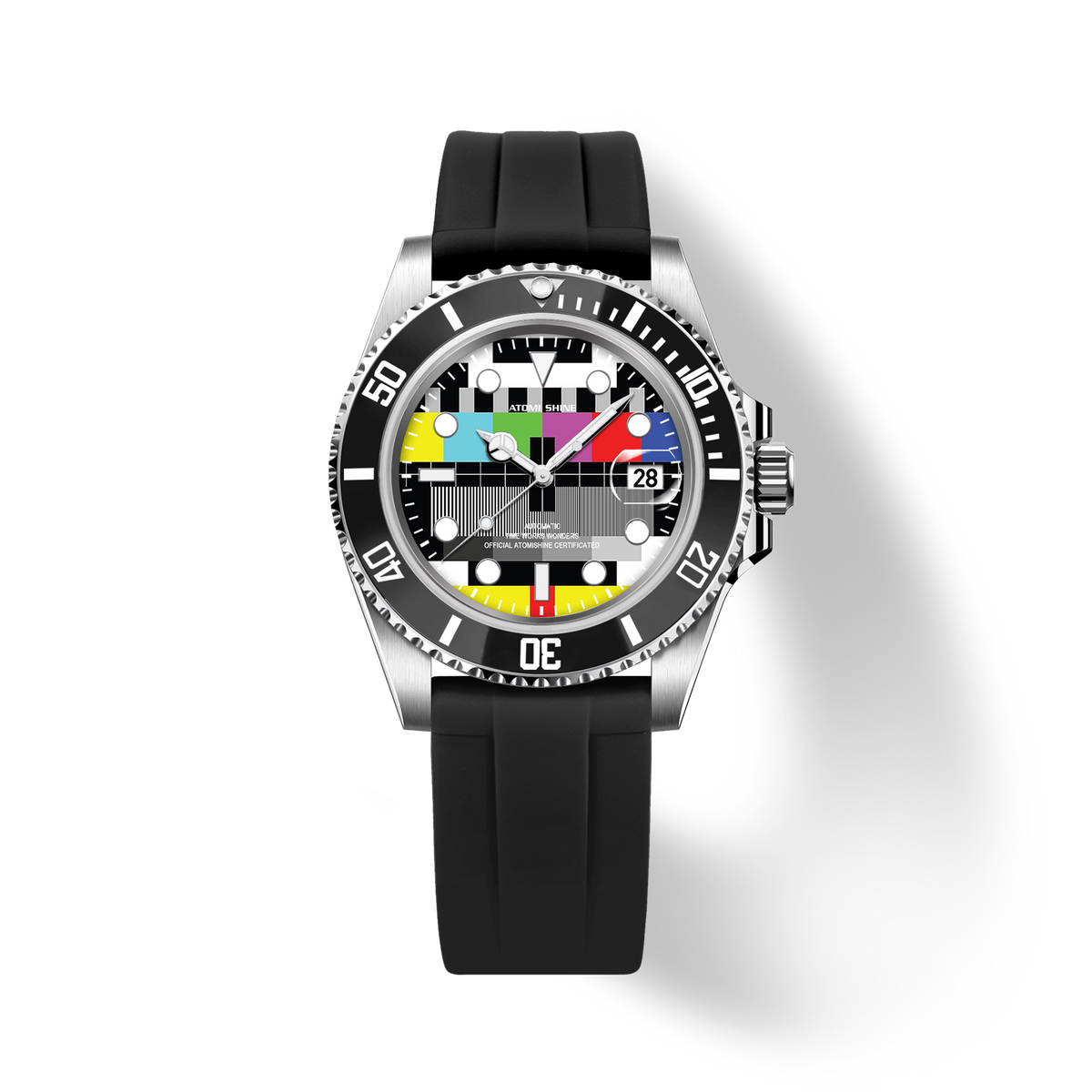 HYDROCORE FLUORO WATCH Automatic, Retro Signal