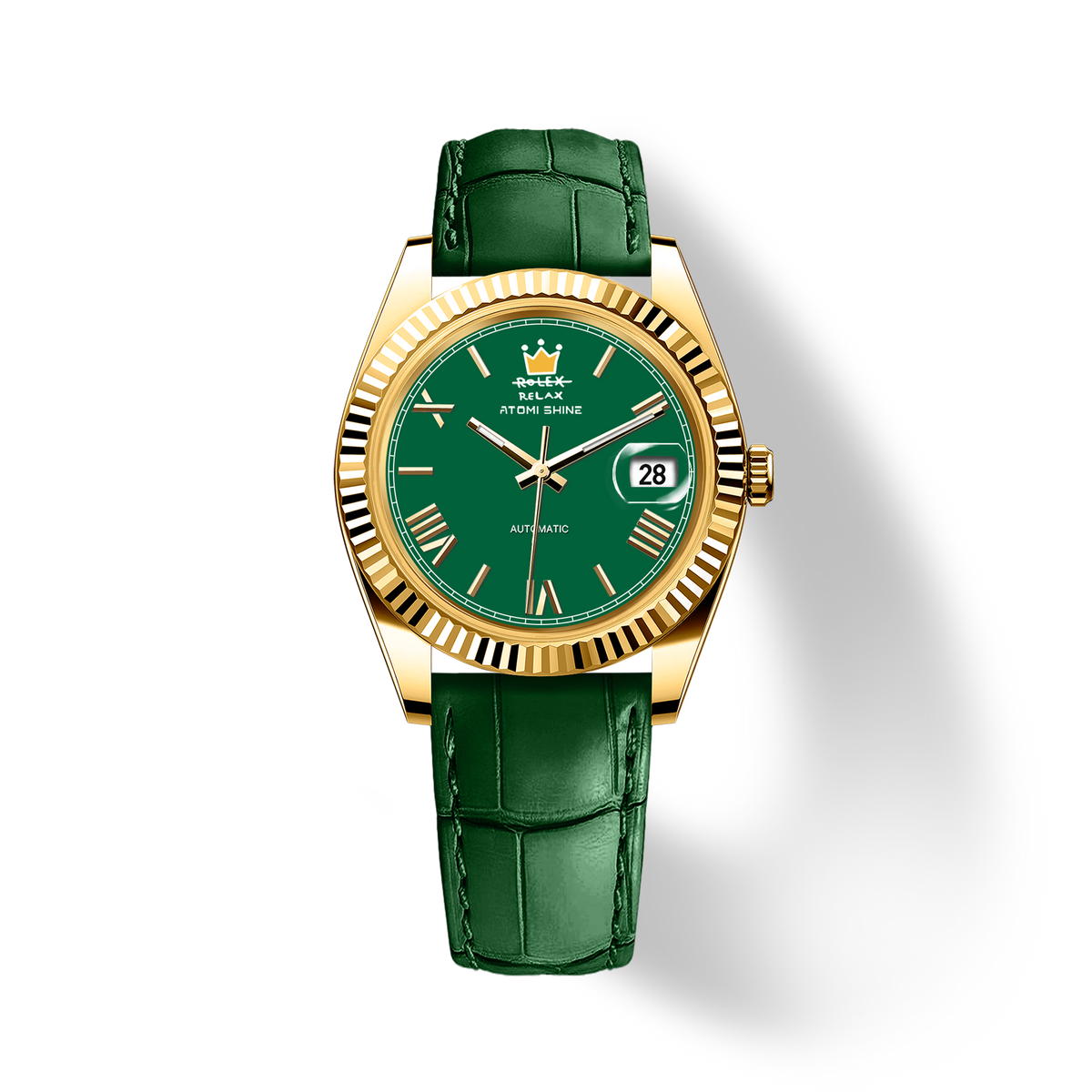 Eondate Maxi Classic Watch 40mm, Green Jest