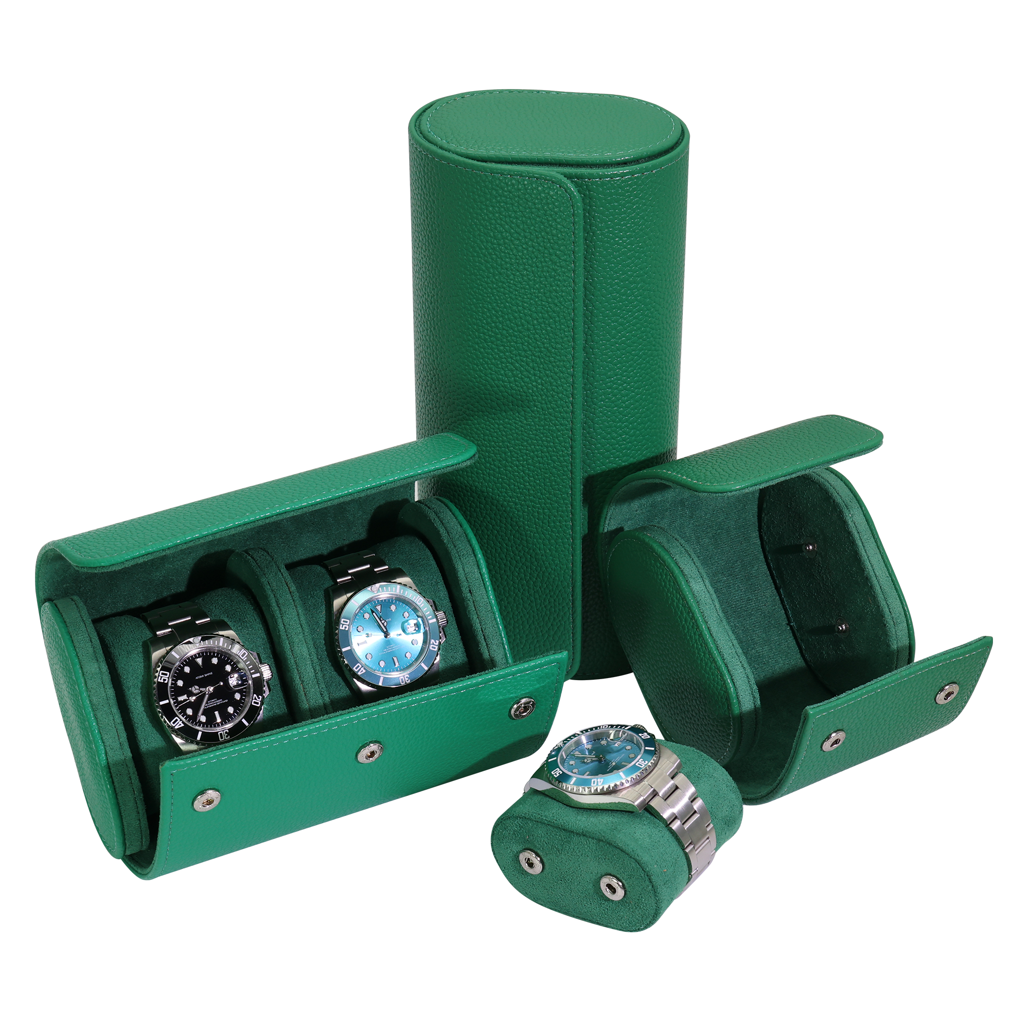 GREEN WATCH TRAVEL CASE