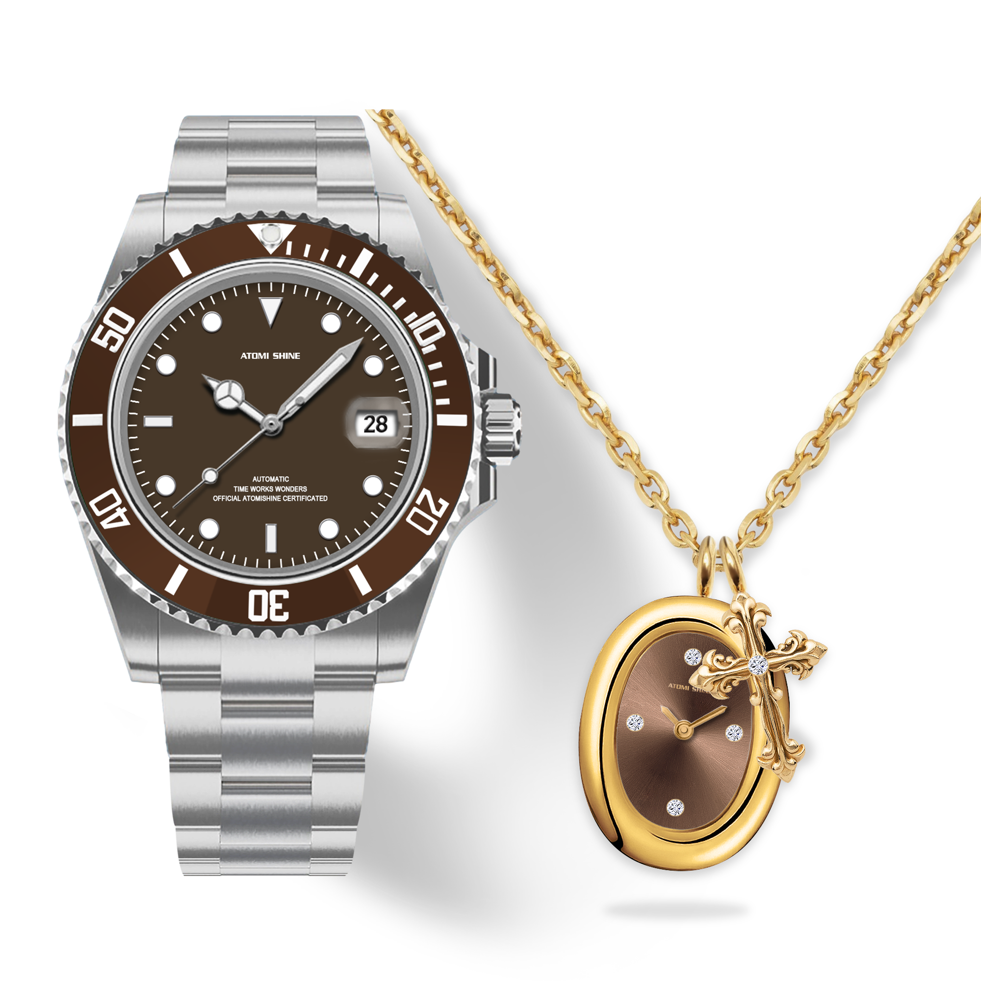 HYDROCORE CLASSIC WATCH + OVAL CHARM GIFT SET