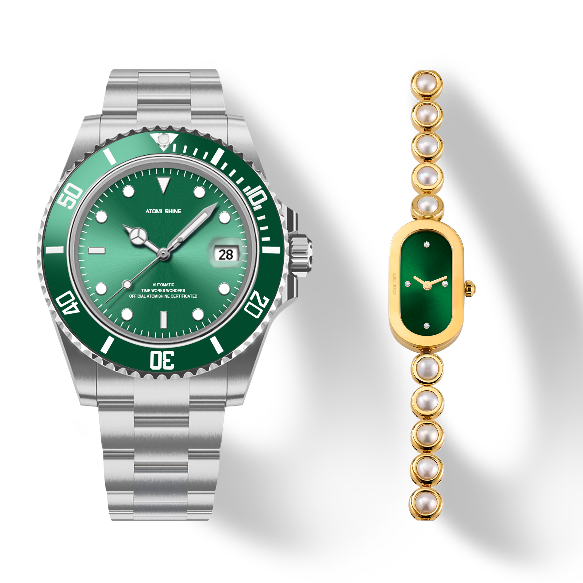 HYDROCORE CLASSIC WATCH + OCEAN TEAR DIAMOND WATCH GIFT SET