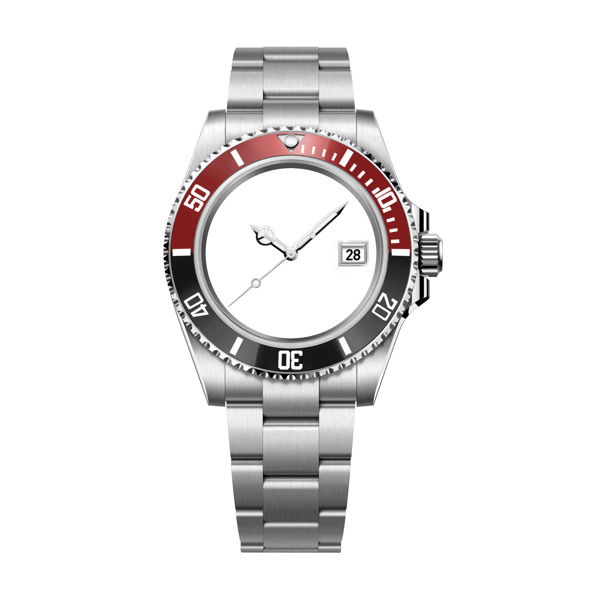 RELOJ CLÁSICO HYDROCORE PLATA PERSONALIZABLE