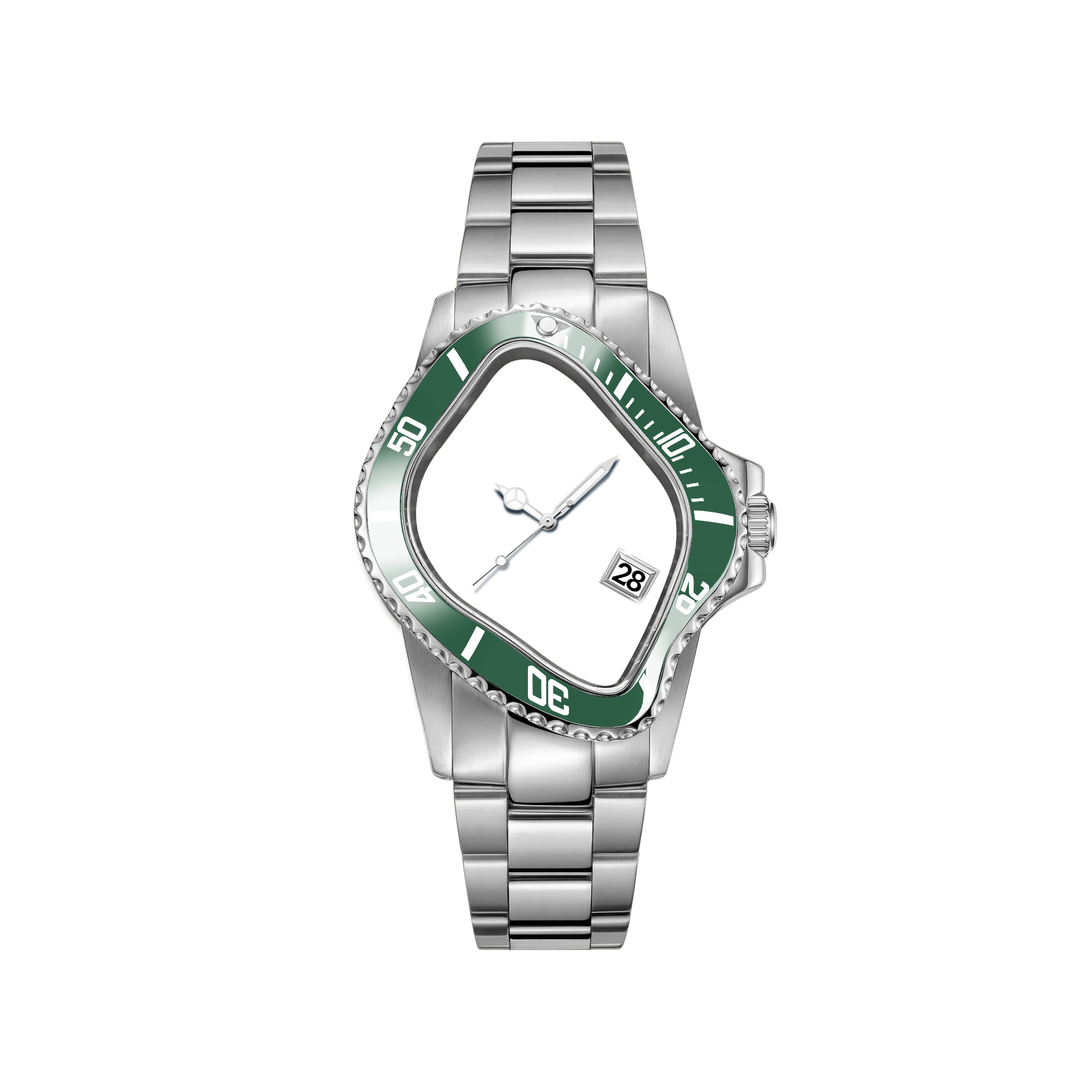 RELOJ CLÁSICO XENOFLUX PLATA PERSONALIZABLE