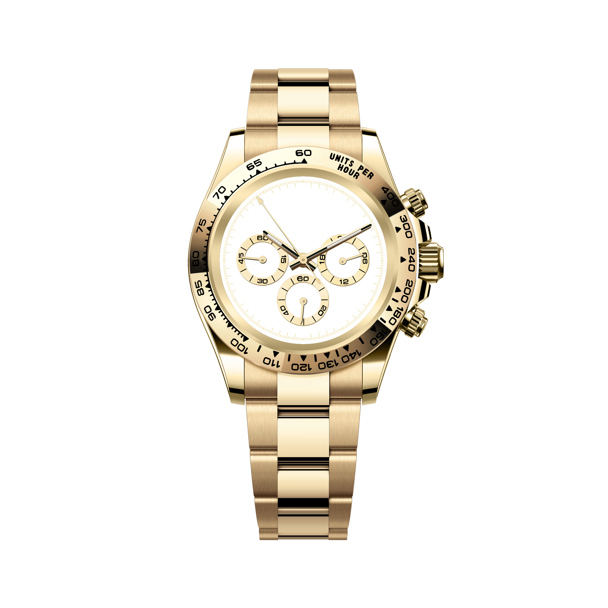 Goldene Velocirex Classic Uhr – personalisierbar