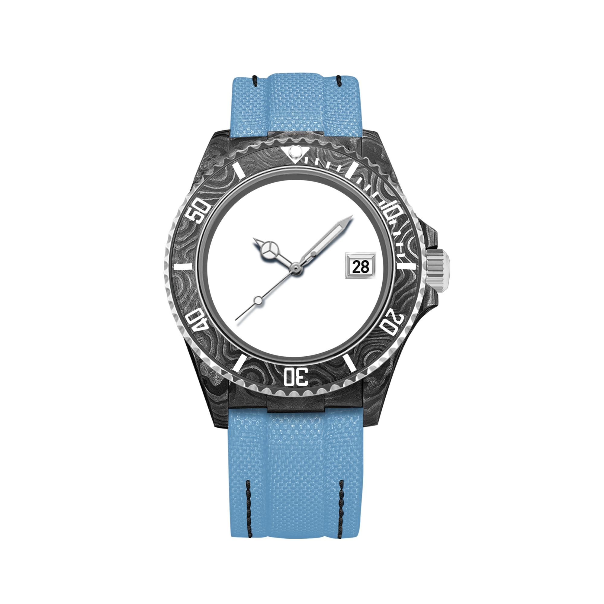 RELOJ DE FIBRA DE CARBONO HYDROCORE PERSONALIZABLE