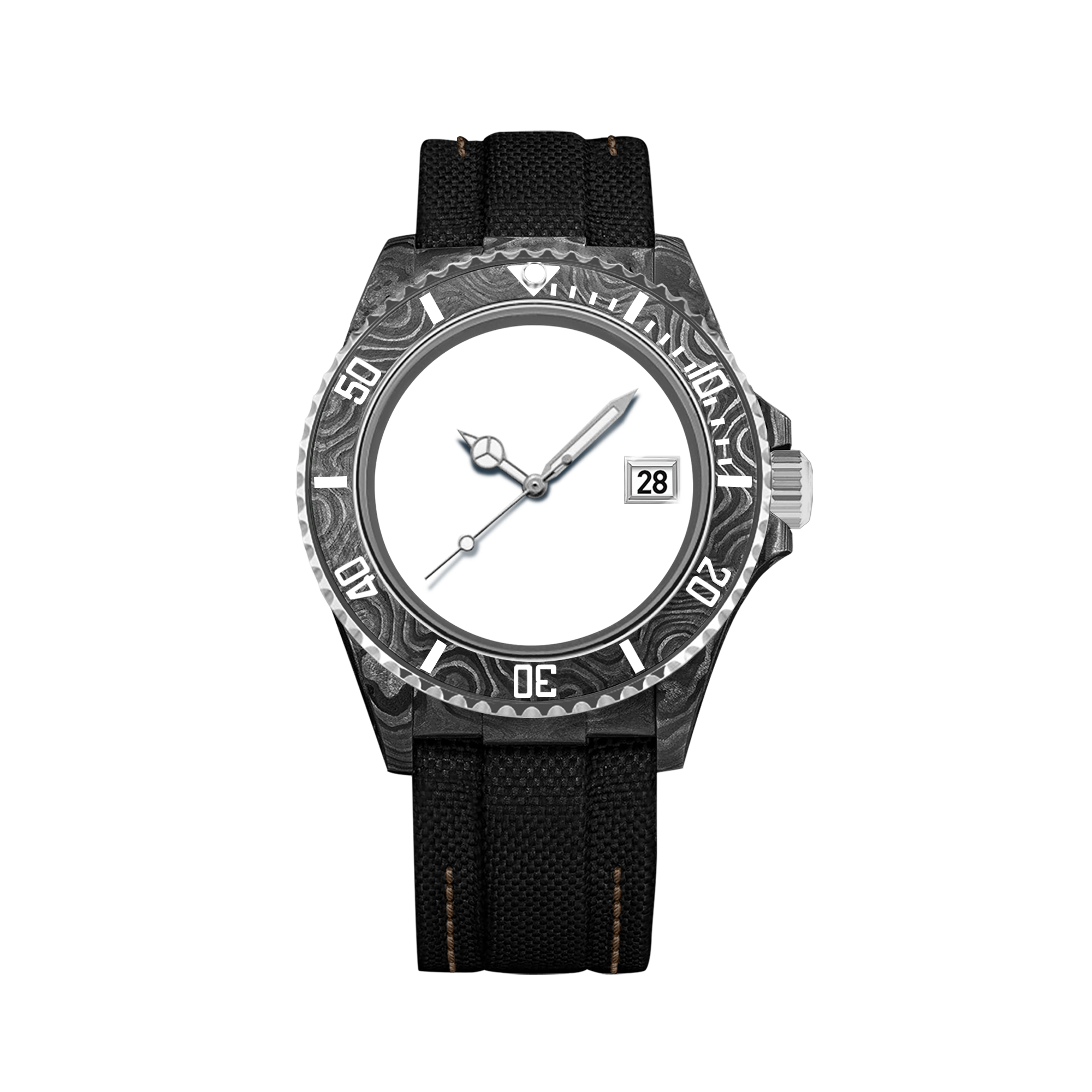 RELOJ DE FIBRA DE CARBONO HYDROCORE PERSONALIZABLE