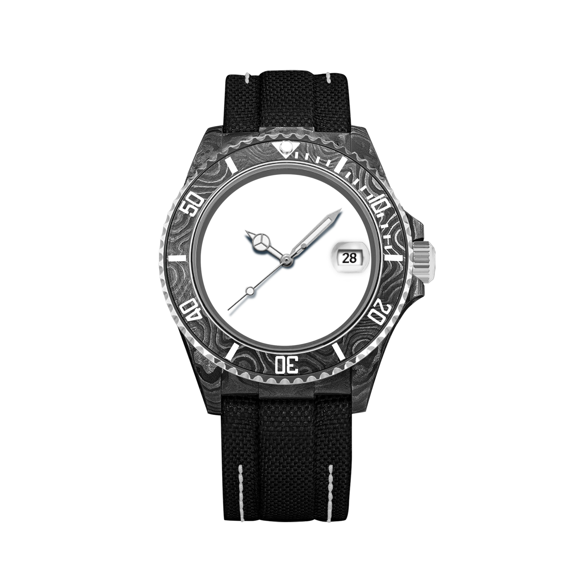 PERSONNALISER LA MONTRE EN FIBRE DE CARBONE HYDROCORE