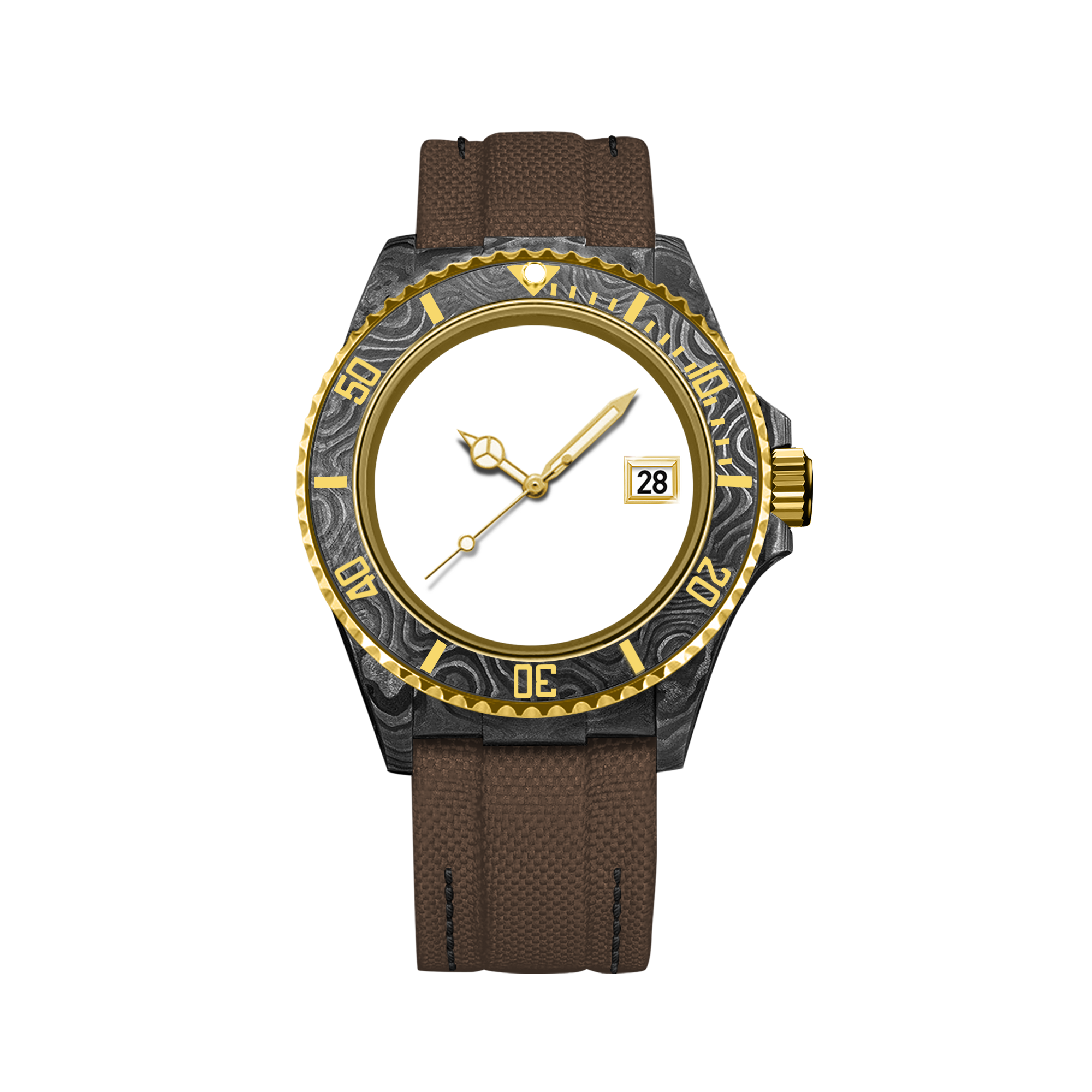 RELOJ DE FIBRA DE CARBONO HYDROCORE PERSONALIZABLE