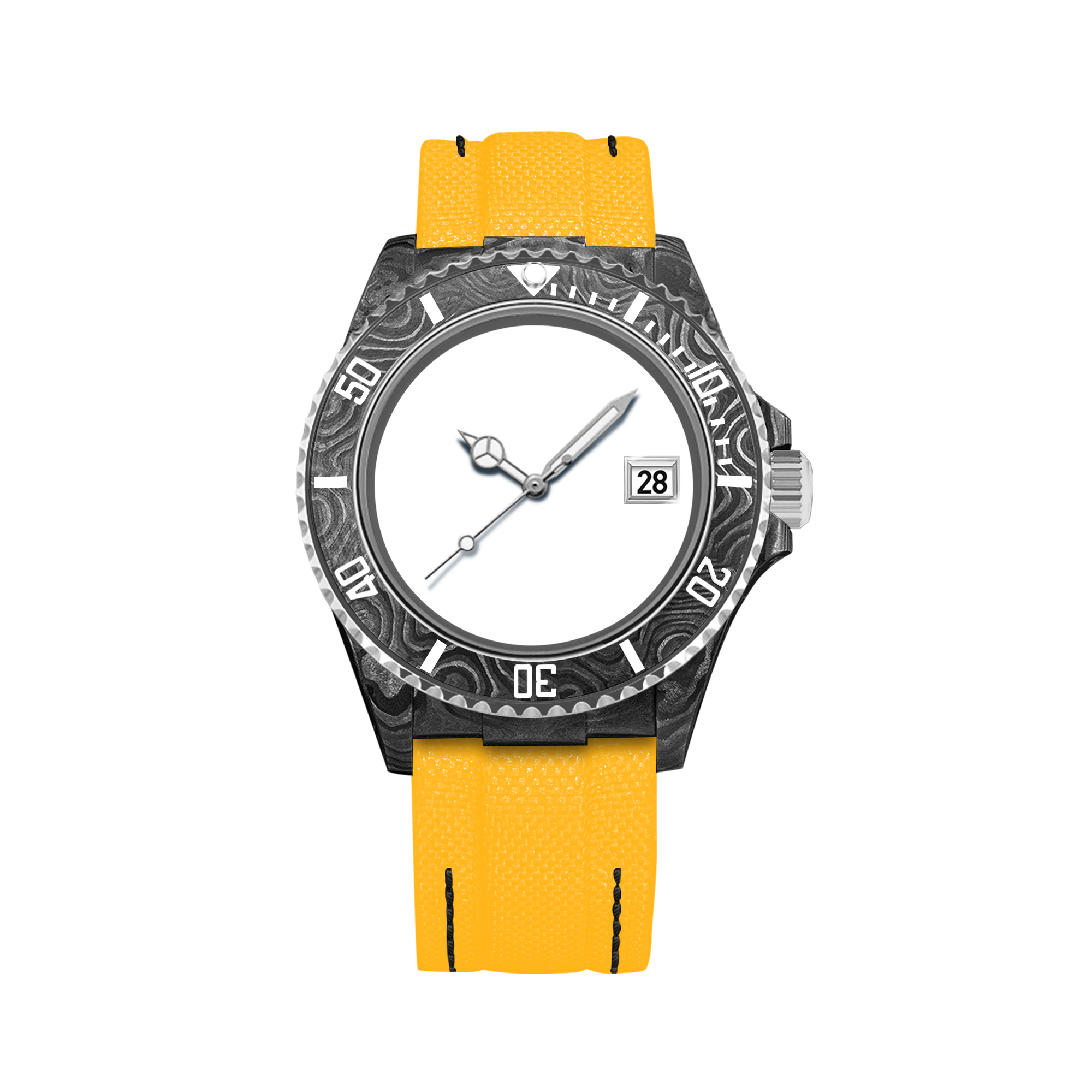 RELOJ DE FIBRA DE CARBONO HYDROCORE PERSONALIZABLE