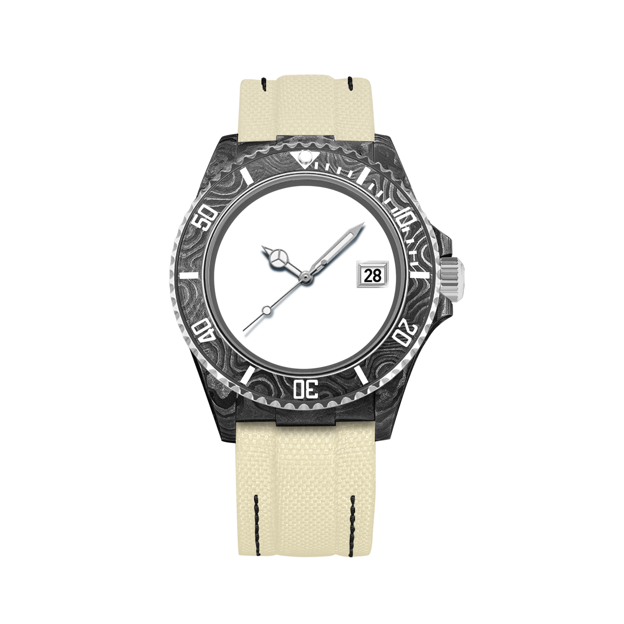 RELOJ DE FIBRA DE CARBONO HYDROCORE PERSONALIZABLE