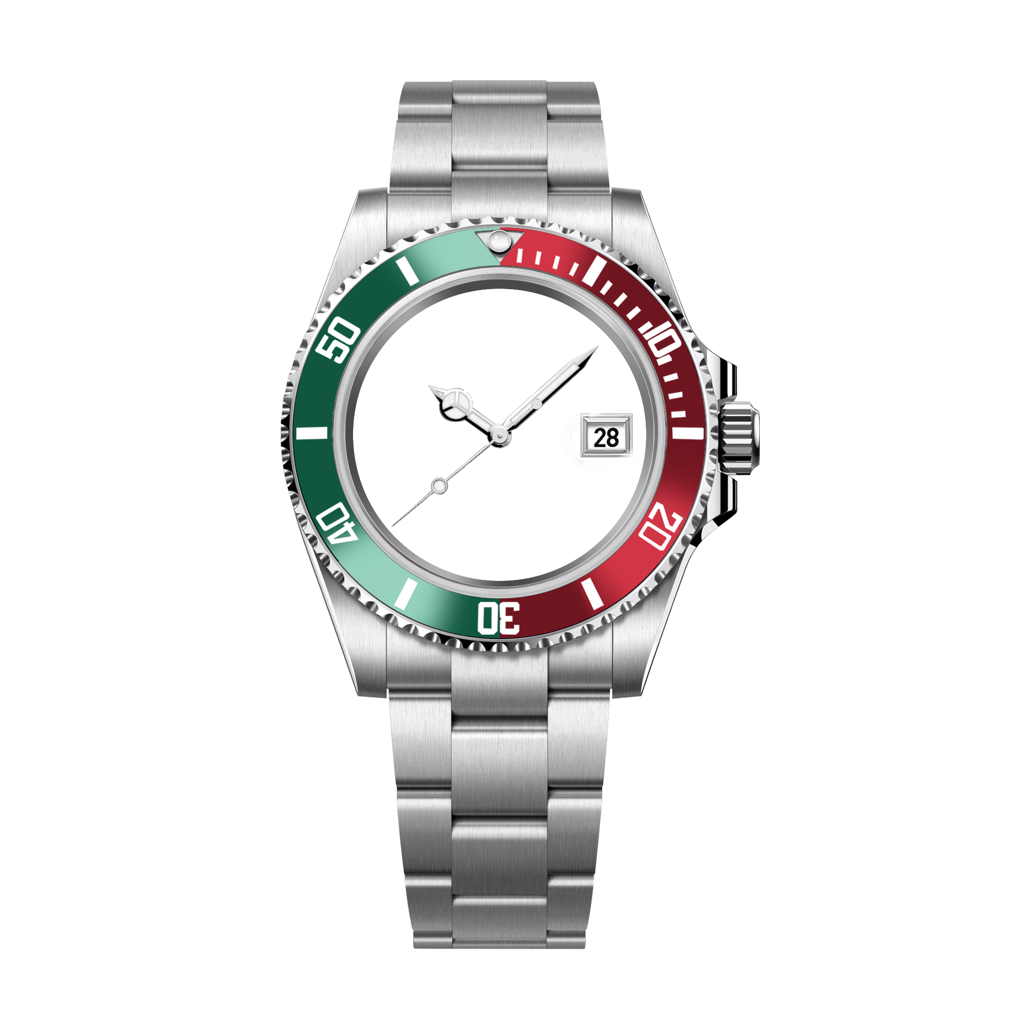 RELOJ CLÁSICO HYDROCORE PLATA PERSONALIZABLE