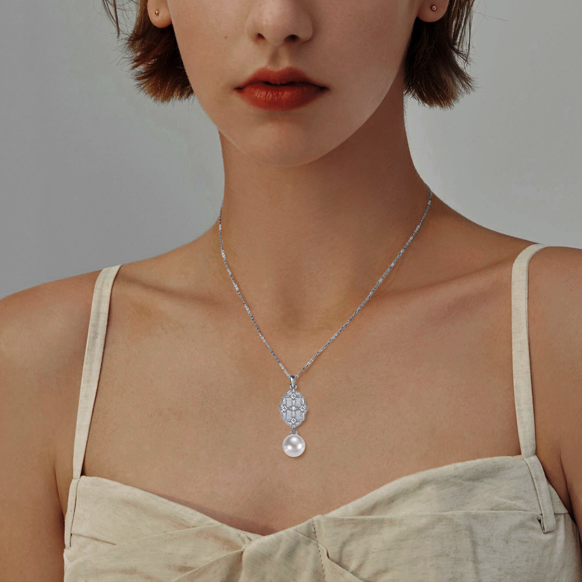 Collar de perlas de gracia eterna