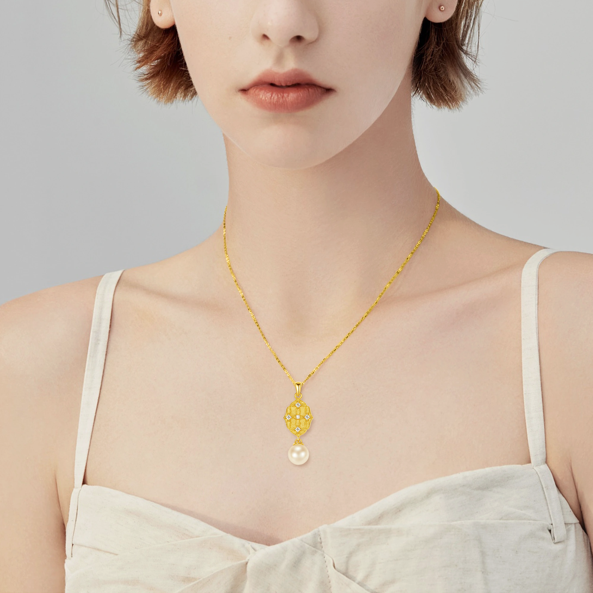 Collier perle Grâce éternelle