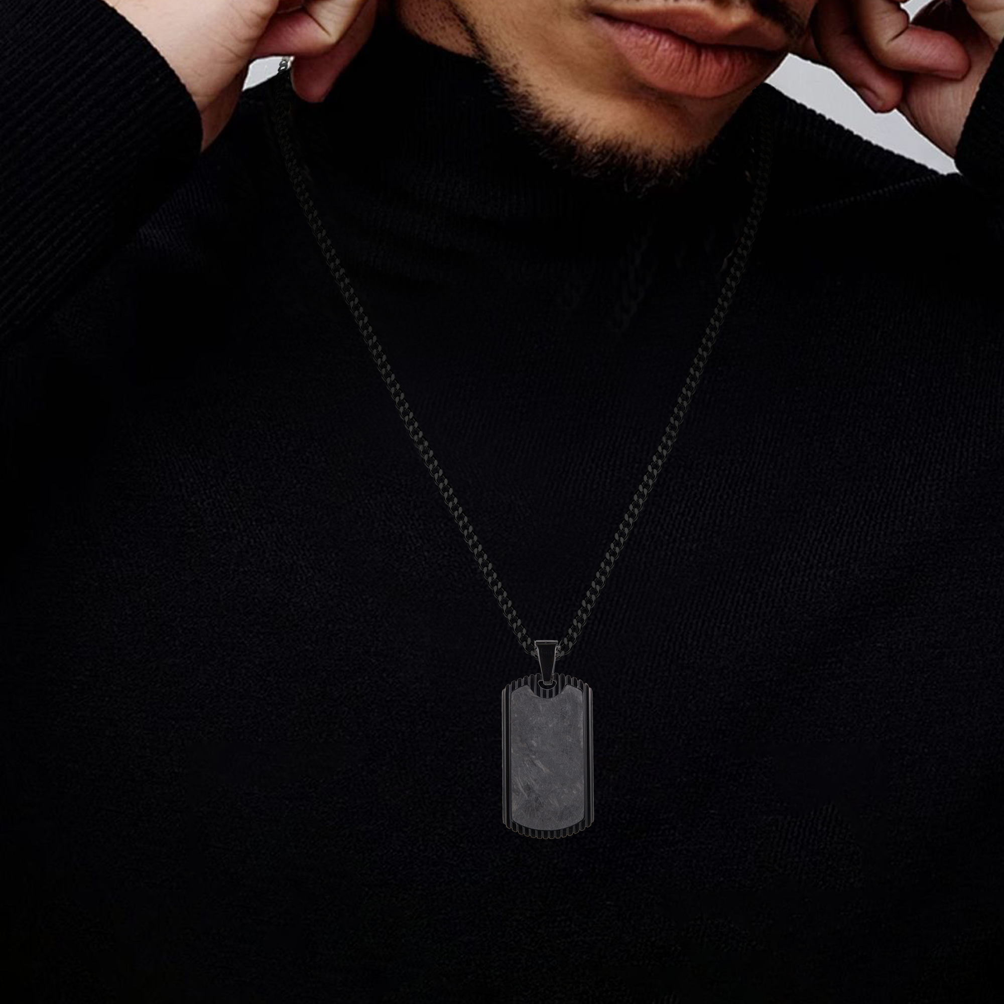 JOHN DOE CARBON FIBER TAG