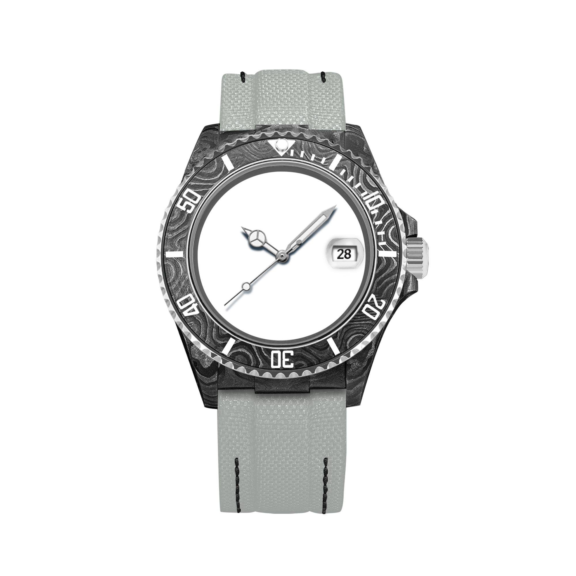 PERSONNALISER LA MONTRE EN FIBRE DE CARBONE HYDROCORE