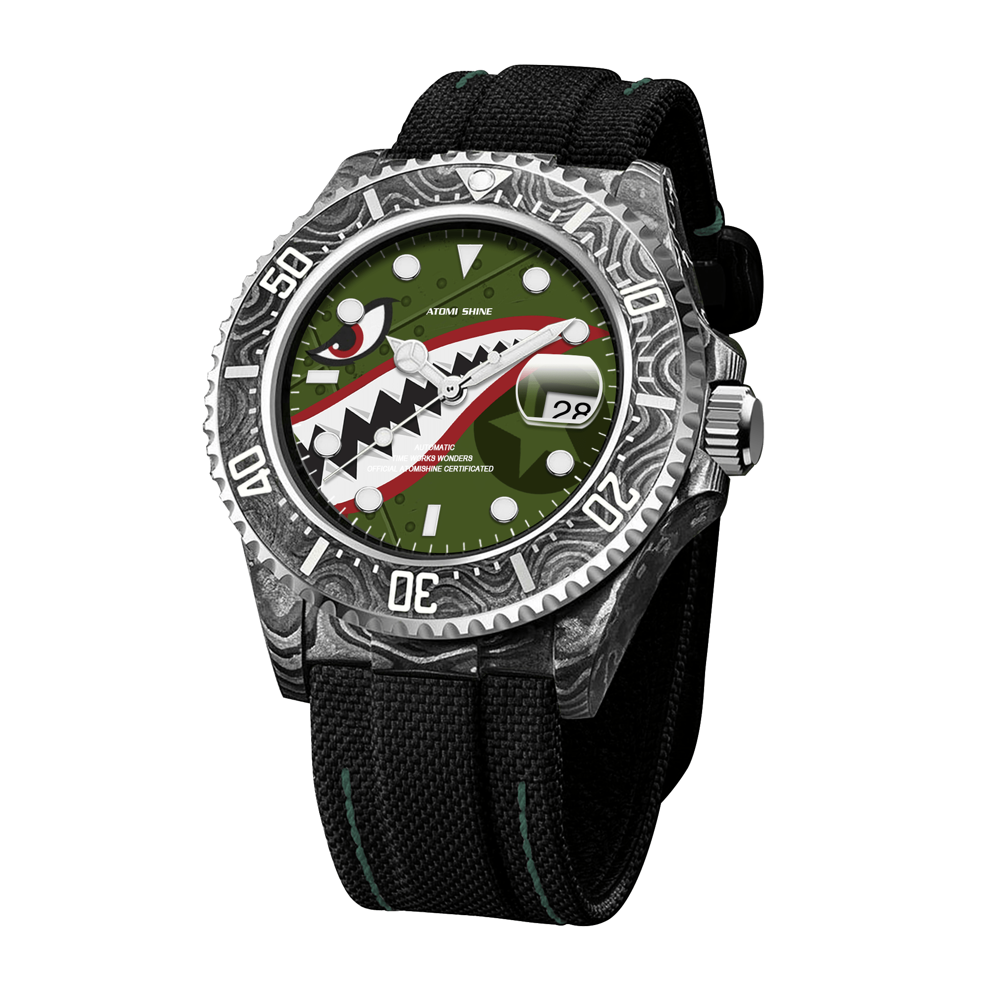 Hydrocore Carbon Fiber Watch - ATOMI SHINE