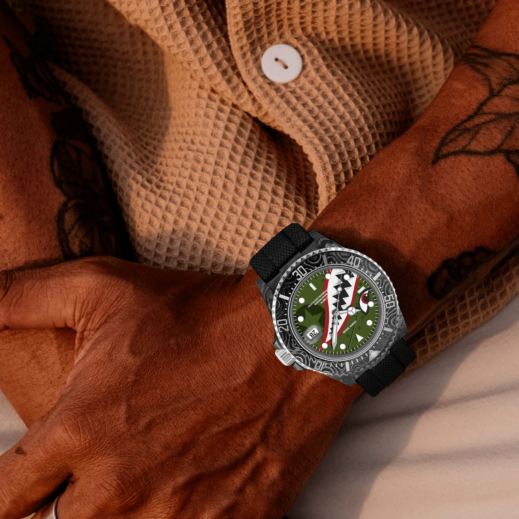 Hydrocore Carbon Fiber Watch - ATOMI SHINE